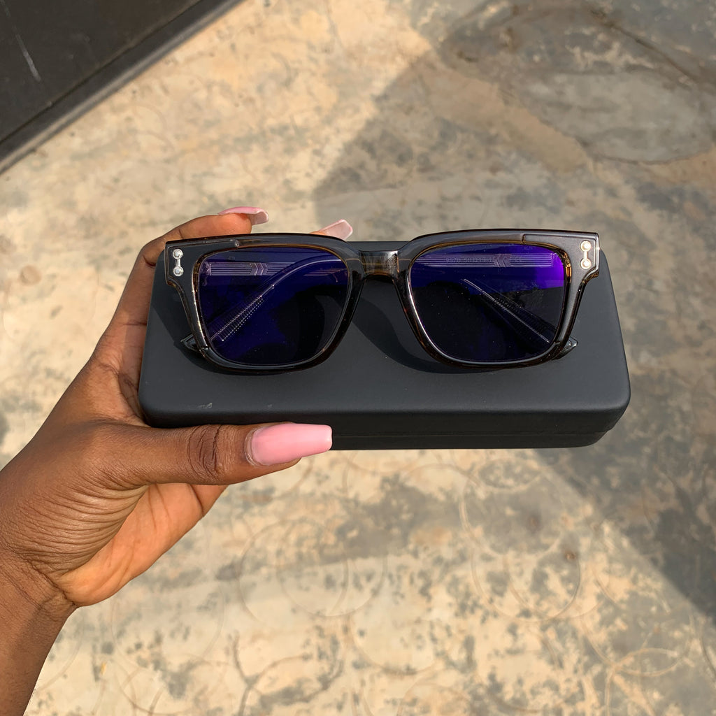 The Zain – 3-in-1 Bluecut Combo Glasses (Anti-Blue + Photochromic + Anti-Glare)