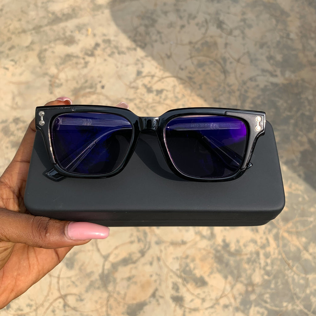 The Zain – 3-in-1 Bluecut Combo Glasses (Anti-Blue + Photochromic + Anti-Glare)