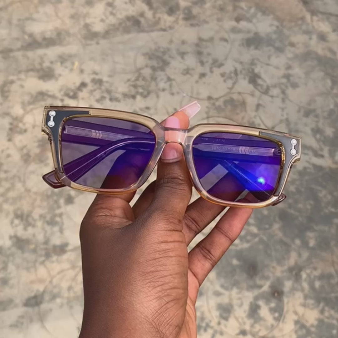 The Zain – 3-in-1 Bluecut Combo Glasses (Anti-Blue + Photochromic + Anti-Glare)
