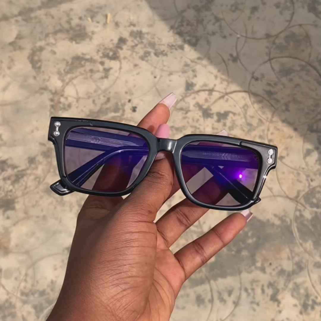 The Zain – 3-in-1 Bluecut Combo Glasses (Anti-Blue + Photochromic + Anti-Glare)