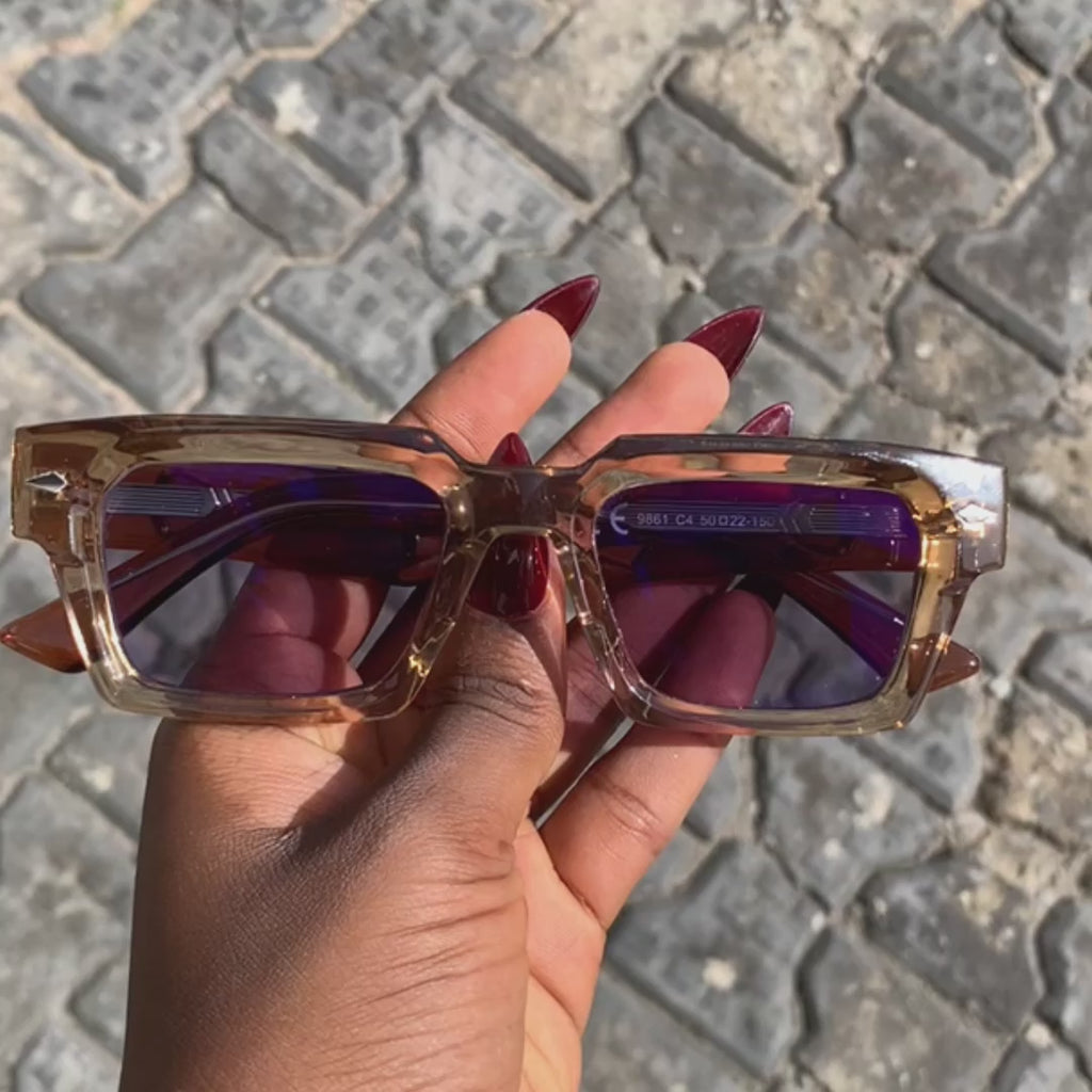 The Zayd – 3-in-1 Bluecut Combo Glasses (Anti-Blue + Photochromic + Anti-Glare)
